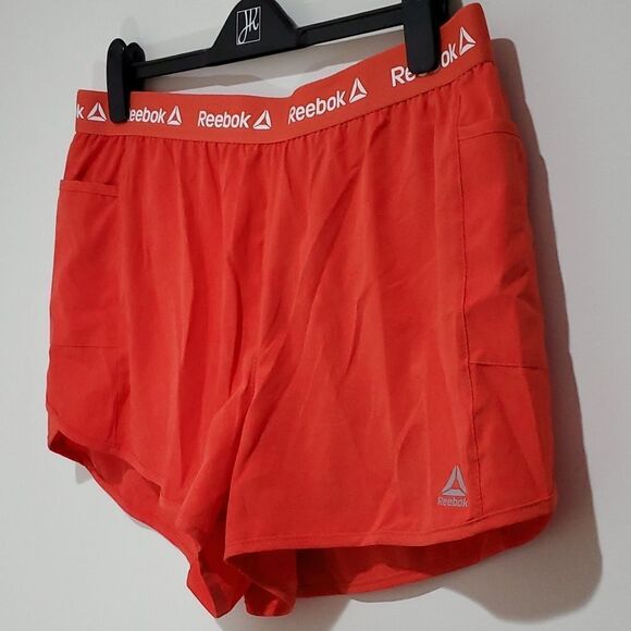 REEBOK large orange athletic shorts - Picture 2 of 7